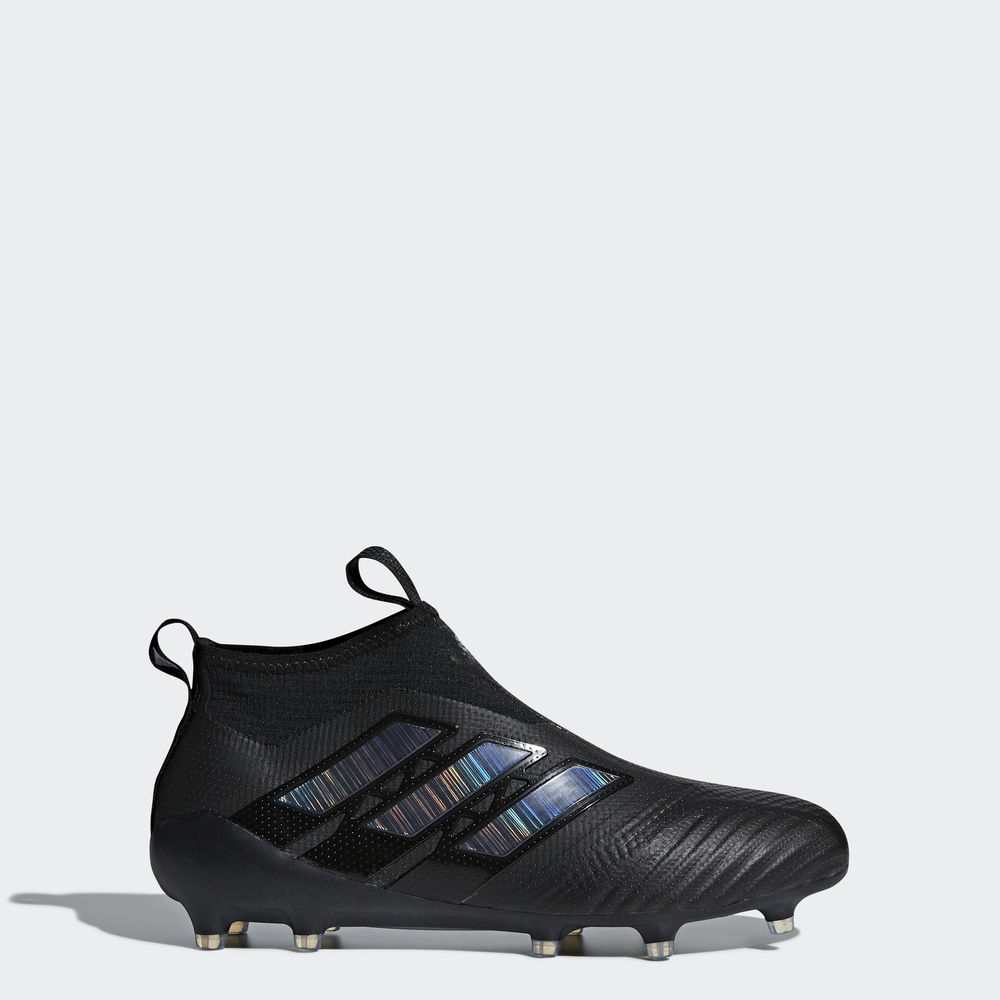 Adidas Ace 17+ Purecontrol Firm Ground - ποδοσφαιρικα παπουτσια ανδρικα - Μαυρα/Μαυρα,Μέγεθος: EU 36